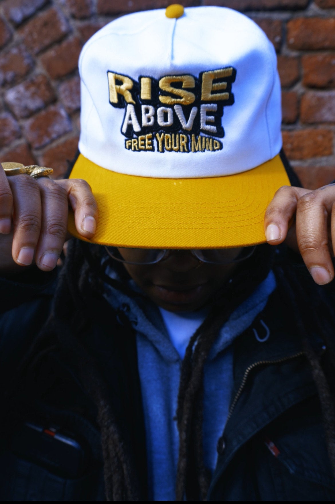 RAFYM Snapback (White/Yellow)